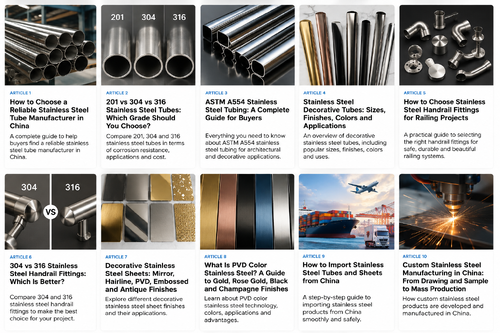 trường hợp công ty mới nhất về How to Choose a Reliable Stainless Steel Tube Manufacturer in China