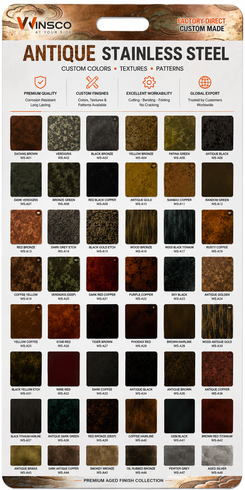 trường hợp công ty mới nhất về Decorative Stainless Steel Sheet + PVD Color Stainless Steel