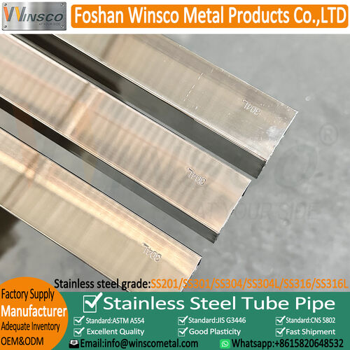 trường hợp công ty mới nhất về Decorative Stainless Steel Tubes