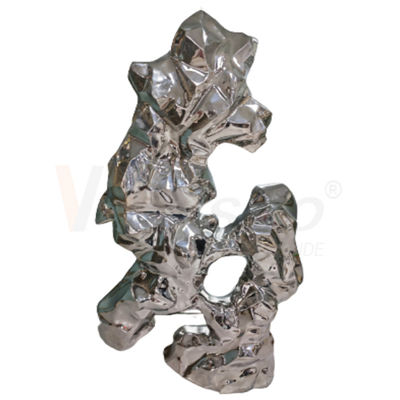 chất lượng  8k Stainless Steel Metal Fabrication Water Ripple Finshed Office Decoration Sculpture Metal nhà máy sản xuất