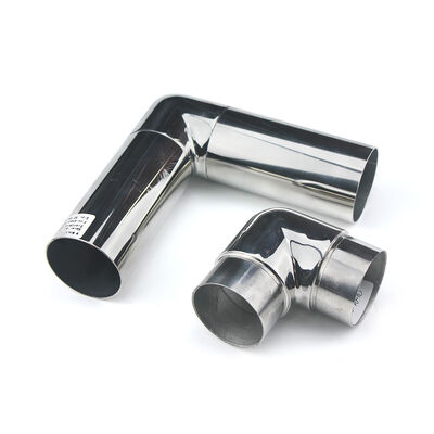 chất lượng  SS201 SS304 SS316 Short 90° Stainless Steel Handrail Elbow for 38.1mm & 50.8mm Round Tubes nhà máy sản xuất