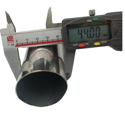 chất lượng  1 3/4" 44.5mm Stainless Steel Round Pipe 0.4-3.0mm Wall Thickness 600 Grit Satin Finish 304 Inox Tube, 201/316L Optional nhà máy sản xuất