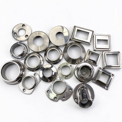 chất lượng  201/304/316 Stainless Steel Railing Decorative Cover, Post Base Flange Cover for Handrail Balustrade nhà máy sản xuất