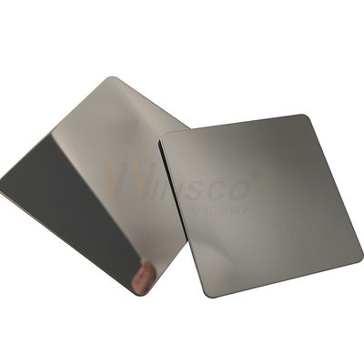 Tấm thép không gỉ siêu gương 4x8 SUS 201 304 316 Tấm cán nguội màu xám