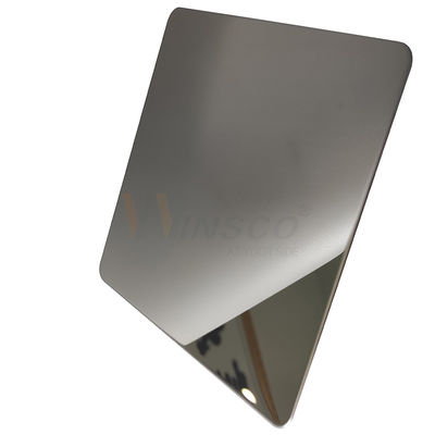 Tấm thép không gỉ siêu gương 4x8 SUS 201 304 316 Tấm cán nguội màu xám