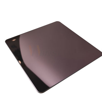 AISI Rose Gold 5x10 Tấm thép không gỉ 201 cán nguội Tấm gương 8k Kim loại