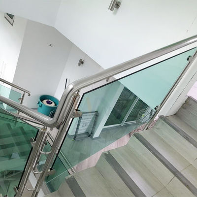 Hàng rào lan can kính inox 1.2mm 1.5mm 2mm Chống ăn mòn tốt