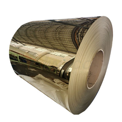 Hàn cuộn thép không gỉ cán nguội Titanium Gold Màu hoàn thiện bề mặt gương