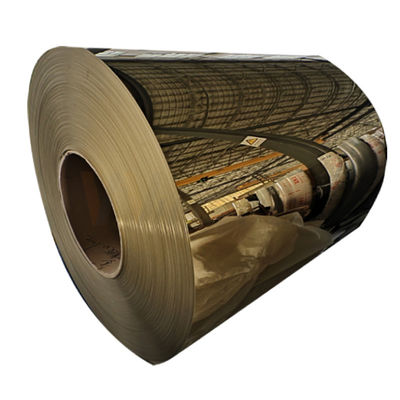 Hàn cuộn thép không gỉ cán nguội Titanium Gold Màu hoàn thiện bề mặt gương