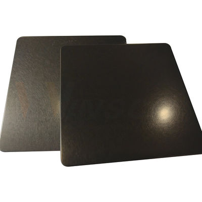 Độ cứng cao Độ rung Titan đen Kết thúc bằng thép không gỉ 304 Hairline
