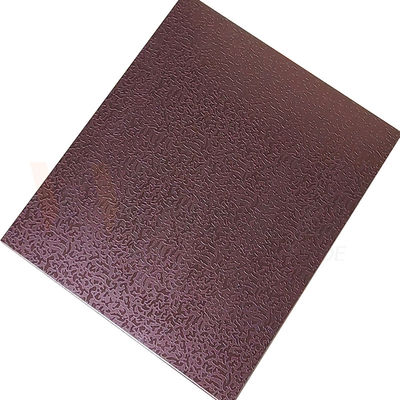 Tấm thép không gỉ trang trí 1500mmx300mm Hoa hồng đá đỏ khắc hoàn thành