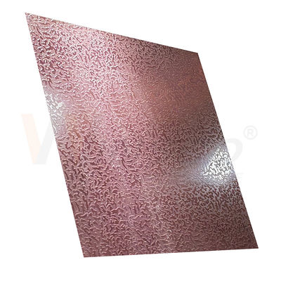 Tấm thép không gỉ trang trí 1500mmx300mm Hoa hồng đá đỏ khắc hoàn thành
