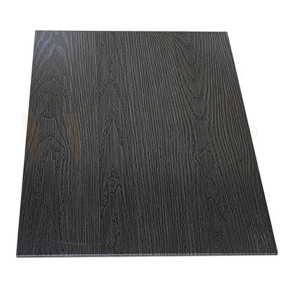 1000-1500mm Cold Way Black Titanium Tree Skin Hóa chất khắc tấm thép không gỉ trang trí