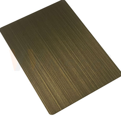316 Tấm thép không gỉ trang trí 3 mm Tay đen chải màu xanh lá cây