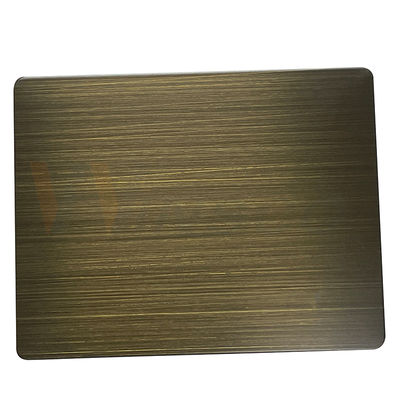 316 Tấm thép không gỉ trang trí 3 mm Tay đen chải màu xanh lá cây
