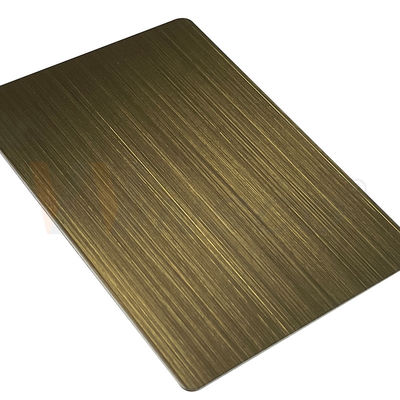 316 Tấm thép không gỉ trang trí 3 mm Tay đen chải màu xanh lá cây
