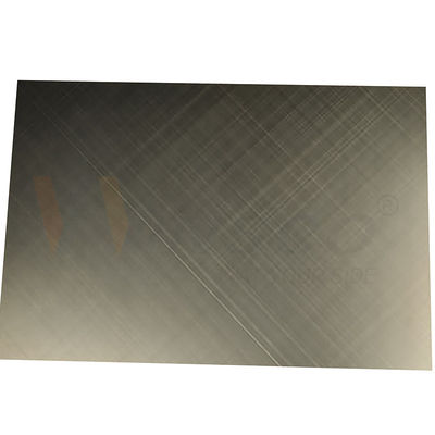 Kiểm soát chất lượng Cross Hairline Hoàn thành Tấm trang trí bằng đồng màu xanh lá cây 0,3mm SS