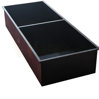 Đường chân tóc đã hoàn thành Chế tạo kim loại bằng thép không gỉ Khay rửa tay bằng titan đen