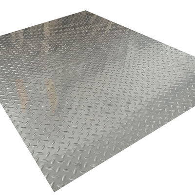20 mm-1250mm Tấm thép không gỉ dập nổi 2b Bề mặt hình dạng hạt gạo Tấm chống trượt