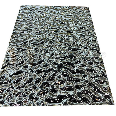 Tấm thép không gỉ dập nổi gợn sóng nước