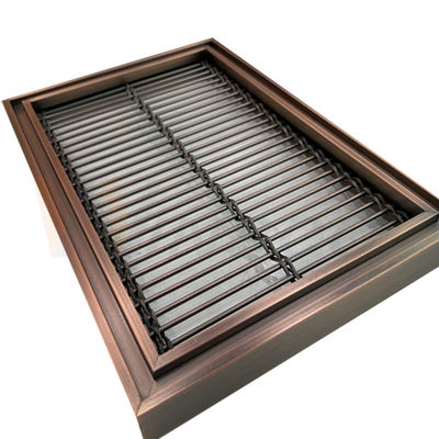 Lưới thép không gỉ trang trí hình chữ nhật 0,5-8mm cho tường khách sạn