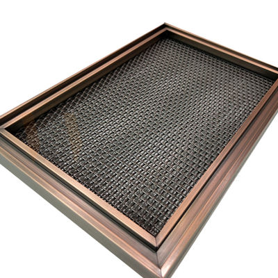 Thiết kế kim loại hiện đại Lưới dệt trơn bằng thép không gỉ Lớp phủ PVD 0,5mm-8mm