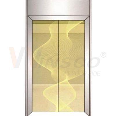 Thang máy 0,8mm Tấm thép không gỉ Gương vàng khắc 4x8ft
