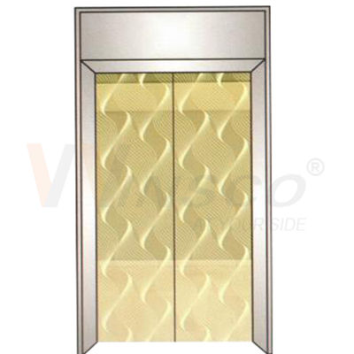Thang máy 0,8mm Tấm thép không gỉ Gương vàng khắc 4x8ft