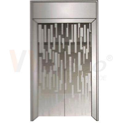 Tấm thép không gỉ thang máy 2 mm Gương màu xám Hoàn thiện hoa văn khắc kim loại