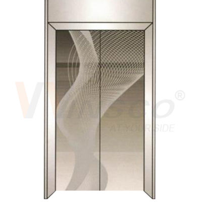 Tấm thép không gỉ thang máy 2 mm Gương màu xám Hoàn thiện hoa văn khắc kim loại