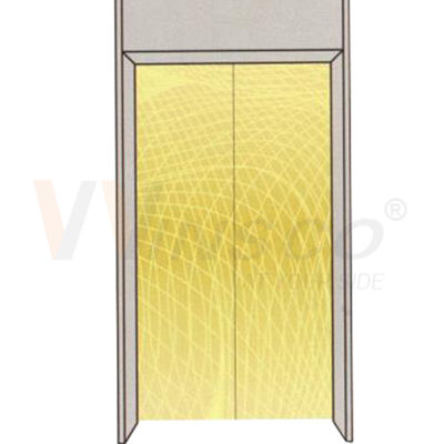 Hairline PVD Titanium Gold Coating Tấm thép không gỉ khắc cho tấm cửa thang máy