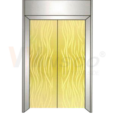 Hairline PVD Titanium Gold Coating Tấm thép không gỉ khắc cho tấm cửa thang máy
