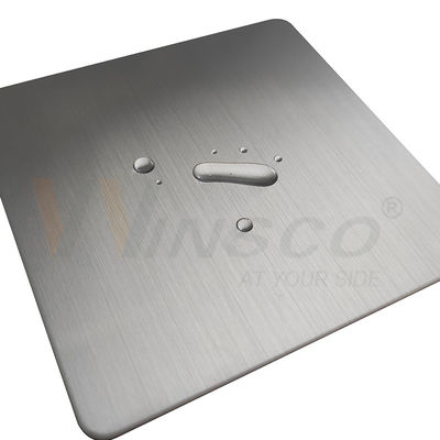 Màu bạc Hairline Tấm thép không gỉ được chải hoàn thiện Lớp 201 304 316