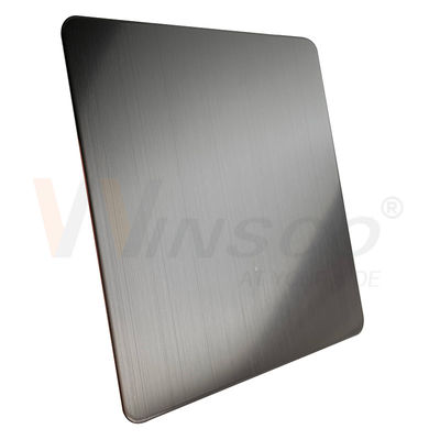 Bảng thép không gỉ 4x8ft satin hairline