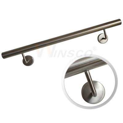 Bộ Cầu Thang Hiện Đại Ss201 Tay Vịn Bằng Thép Không Gỉ 304 316 Ống Tròn 33.7Mm 38Mm 40Mm 42Mm 44Mm Đường Kính 50.8Mm