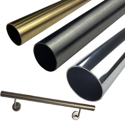 Bộ Cầu Thang Hiện Đại Ss201 Tay Vịn Bằng Thép Không Gỉ 304 316 Ống Tròn 33.7Mm 38Mm 40Mm 42Mm 44Mm Đường Kính 50.8Mm
