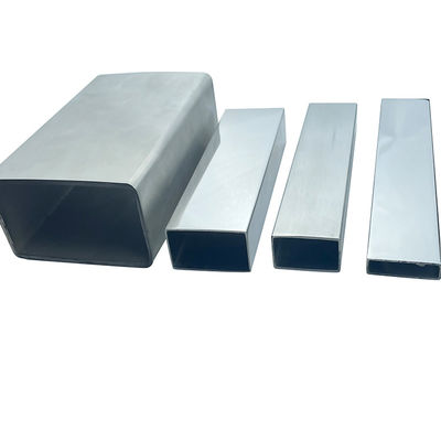 Decorativo TUBO CHỮ NHẬT BRILLANTE ĐÁNH BÓNG 600 C-304 X 6 METROS Ống Phẳng Inox Inox