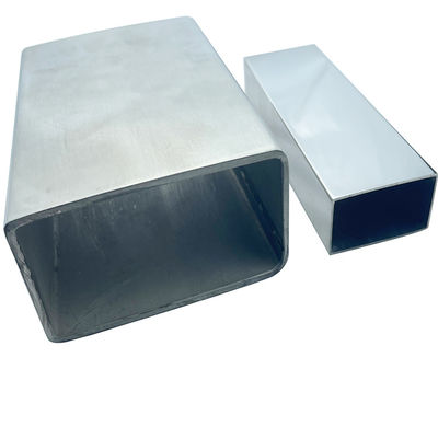 Decorativo TUBO CHỮ NHẬT BRILLANTE ĐÁNH BÓNG 600 C-304 X 6 METROS Ống Phẳng Inox Inox