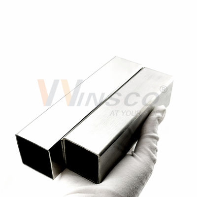 Ống vuông bằng thép không gỉ được đánh bóng 600 Grit AISI 201 304 cho các ứng dụng trang trí