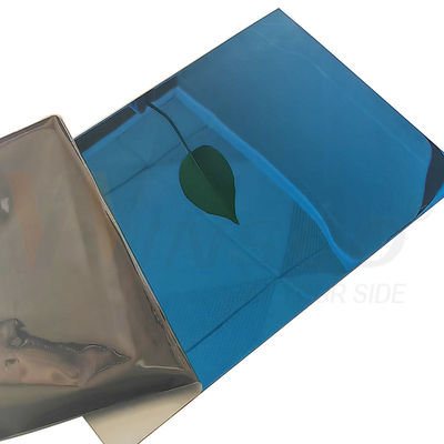 SS 201 Bảng thép không gỉ Lăn lạnh 1.2mm 1.5mm Sapphire Blue Mirror