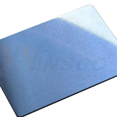 Bảng thép không gỉ SUS 316 316L 5ftx10ft Sapphire Blue Brushed Inox