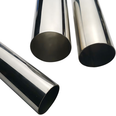 201 304 316 Grade 2 1/4'' Mirror Stainless Steel Welded Tube 57mm OD 1.2mm-3.5mm Thickness Tinh cầu không gỉ