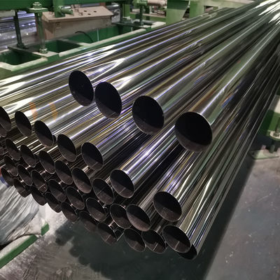 201 304 316 Grade 2 1/4'' Mirror Stainless Steel Welded Tube 57mm OD 1.2mm-3.5mm Thickness Tinh cầu không gỉ