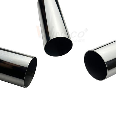 Kính satin kết thúc 1.2mm-3.5mm Bức tường dày Inox ống tròn 60.3mm 2 3/8' ống kim loại thép không gỉ 201 304 316 lớp