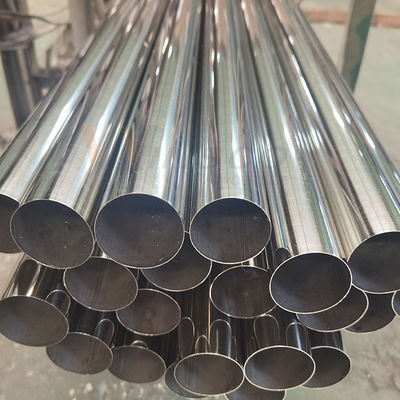 Kính satin kết thúc 1.2mm-3.5mm Bức tường dày Inox ống tròn 60.3mm 2 3/8' ống kim loại thép không gỉ 201 304 316 lớp