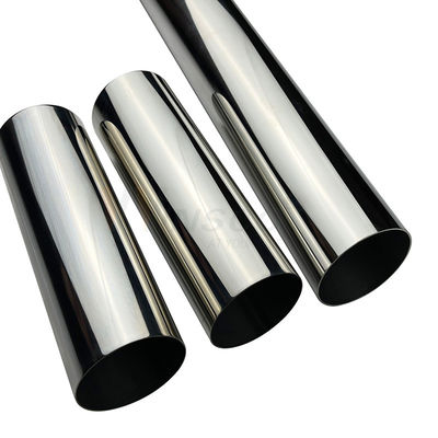 63.5mm 2 1/2 'SS 201 304 316 Stainless Steel Round Tube bề mặt satin 1.2mm-3.5mm Độ dày ống hàn không gỉ gương