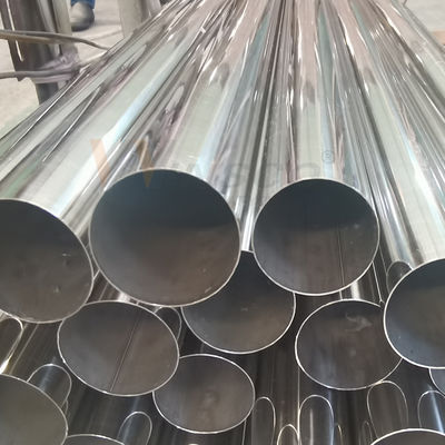 63.5mm 2 1/2 'SS 201 304 316 Stainless Steel Round Tube bề mặt satin 1.2mm-3.5mm Độ dày ống hàn không gỉ gương