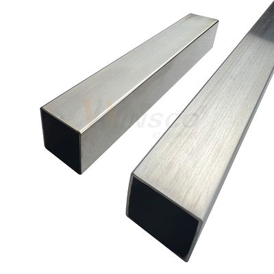 SUS 201 304 316 Mirror Satin Finished Inox Welded Pipe 0.7mm-3.5mm Độ dày ống hình vuông thép không gỉ 40mmx40mm