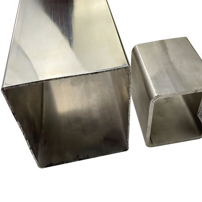 201 304 316 lớp ống xơ kim 100mmx100mm Cỡ lớn ống vuông thép không gỉ 1,5mm-5,0mm Độ dày