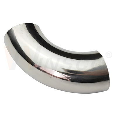 1.2mm 1.5mm Độ dày 201 304 316 lớp gương bề mặt satin 15.9mm OD thép không gỉ tay kéo khuỷu tay 55mm chiều dài cung